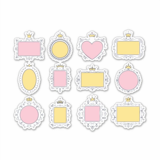 Sticker Cadre de cahier (Devant)