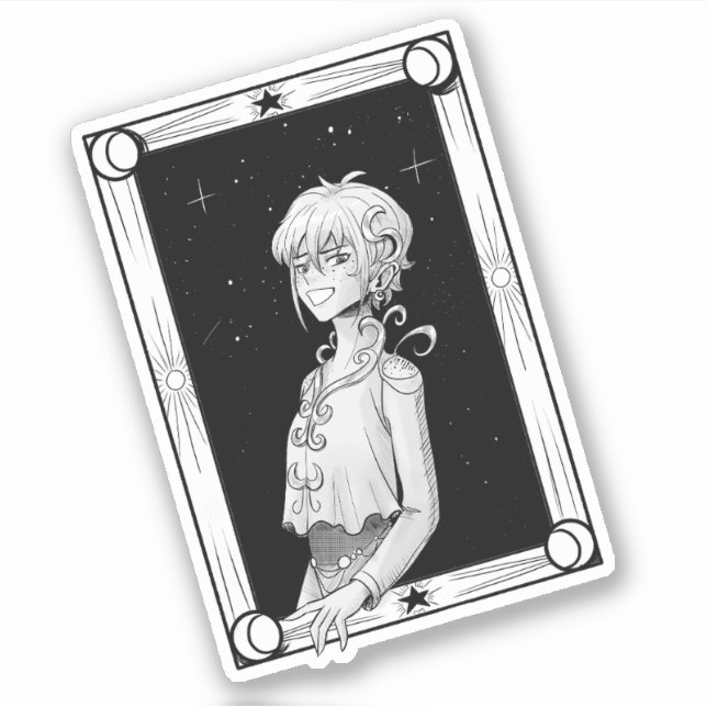 Sticker Cadre des étoiles (Devant)