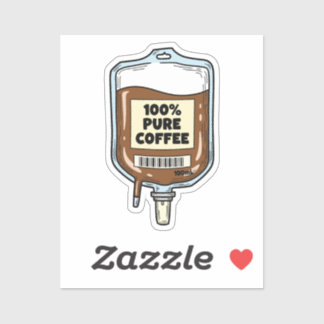 Sticker Café 100% pur