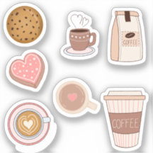 Café mignon et Stick Pack simple