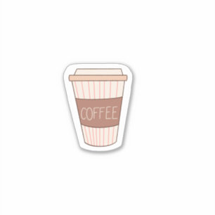 Sticker café, Sticker de la coupe de café