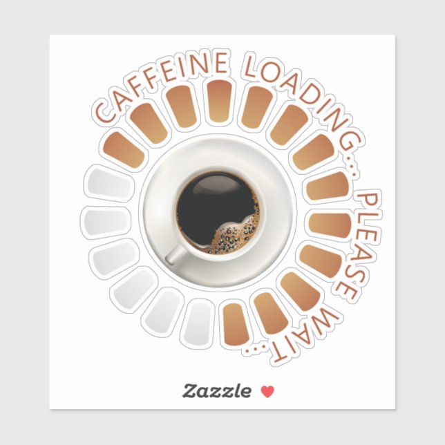 Sticker Caffeine loading (Feuille)