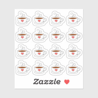 Sticker Calendrier Planner Mini Doodle Bujo Tasses à Café