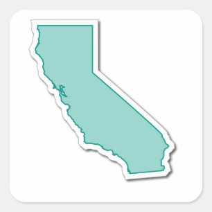 Sticker California Outline
