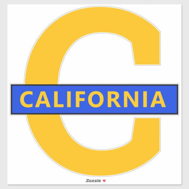 Sticker Californie (Feuille)