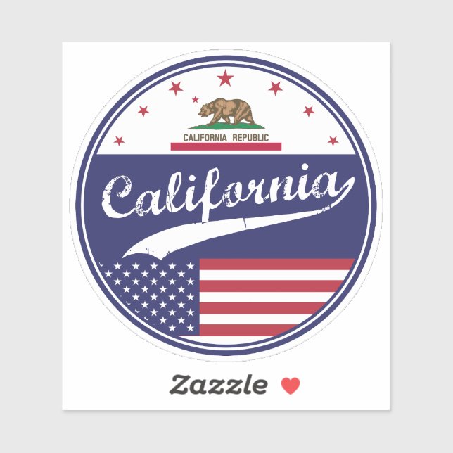Sticker Californie (Feuille)