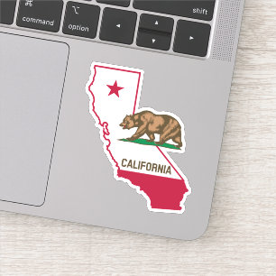 Sticker Californie Grizzly Bear et Star