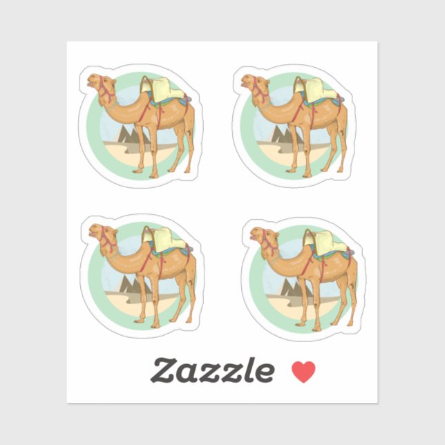 Sticker Camel Trek Egypte (Feuille)
