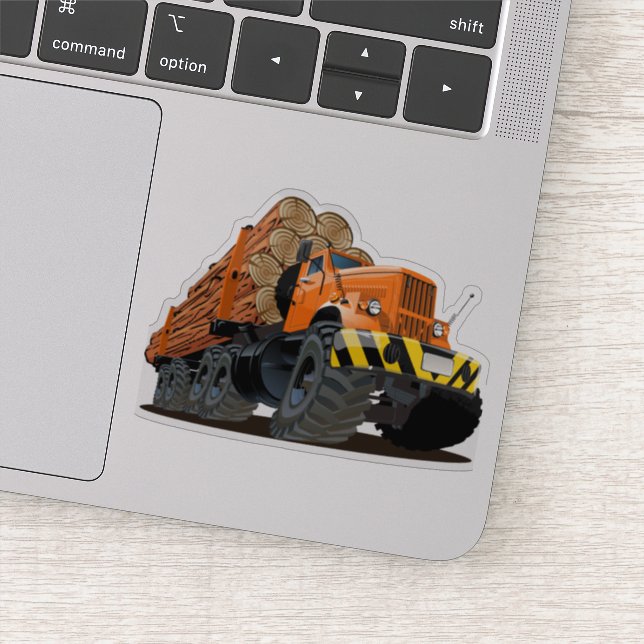 Sticker Camion de dessin (Détail)