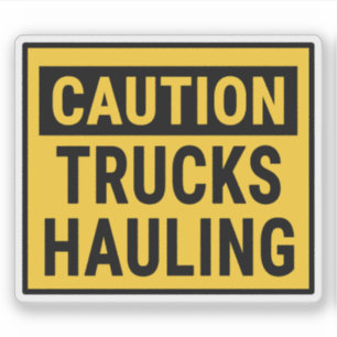 Sticker Camions de prudence