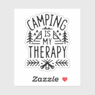 Sticker Camping est ma thérapie