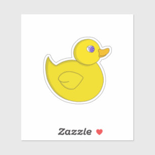 Sticker Canard en caoutchouc