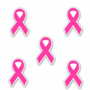 Sticker Cancer du sein, ruban rose