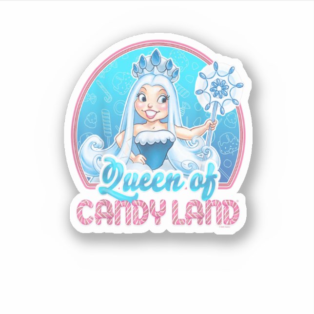 Sticker Candy Land Queen of Candy Land Portrait (Devant)