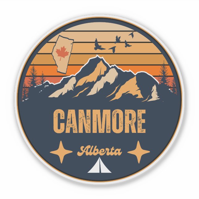 Sticker Canmore, Alberta (Devant)
