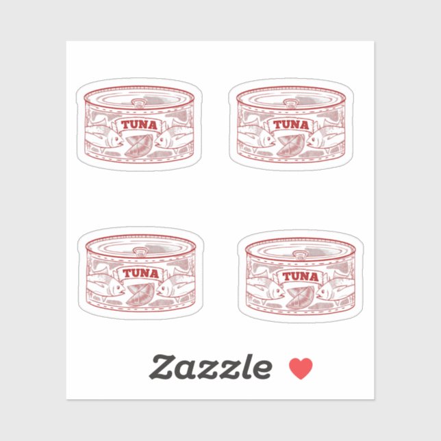 Sticker Canne de thon (Feuille)