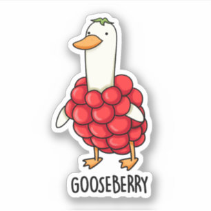 Sticker Canon à baies amusant Gooseberry