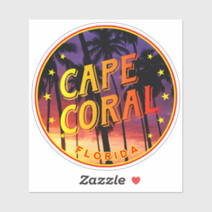 Sticker Cape Coral Floride, Cape Coral