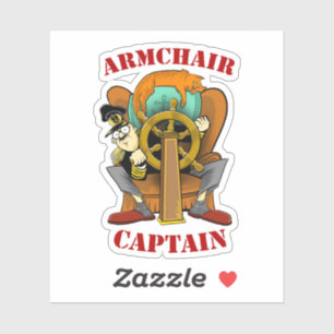 Sticker Capitaine de fauteuil