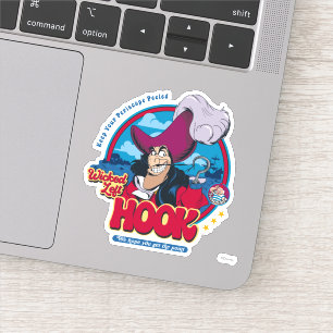 Sticker Capitaine Hook   Crochet gauche