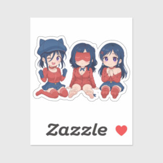 Sticker Cappy Mita Sleepy Mita Kind Mita Chibi Mignon Anim