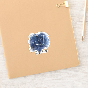 Sticker Capricorne Starry Constellation de nuit personnali