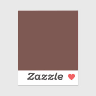Sticker Caput mortuum (couleur unie)