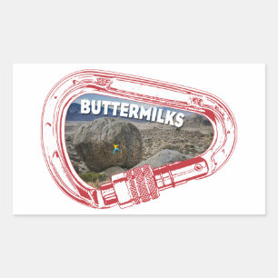 Sticker Carabiner Escalade de papillons