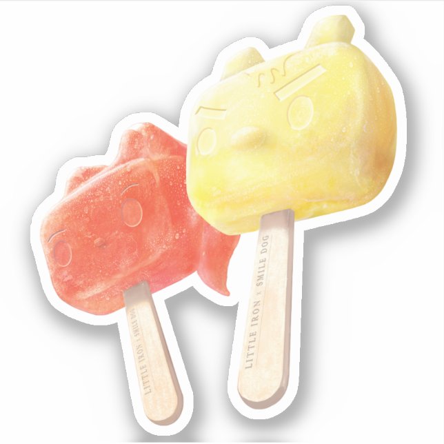 Sticker Caractère Popsicles (Devant)