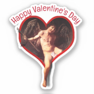 Sticker Caravage Cupidon Saint-Valentin