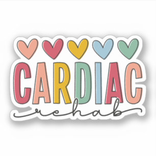Sticker Cardiac Rehab, Rééducation cardiaque