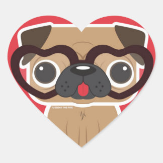 Sticker cardiaque carlin