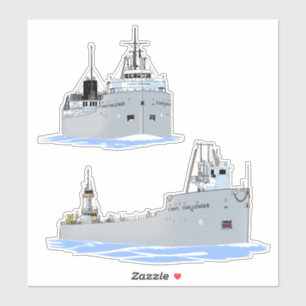 Sticker cargo des Grands Lacs St Marys Challenger