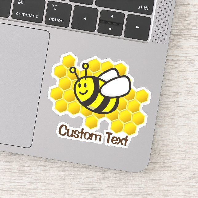 Sticker Caricature d'abeille (Détail)