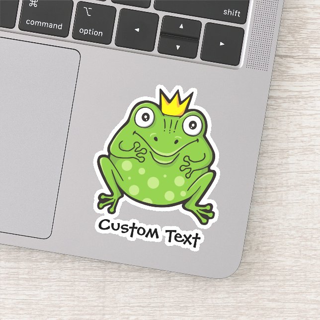 Sticker Caricature de grenouille (Détail)