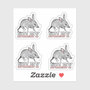 Sticker Caricature mignonne bibly