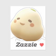 Caricature poire jaune