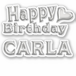 Sticker Carla Happy Birthday