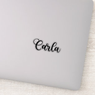 Sticker Carla Name - Calligraphie manuscrite