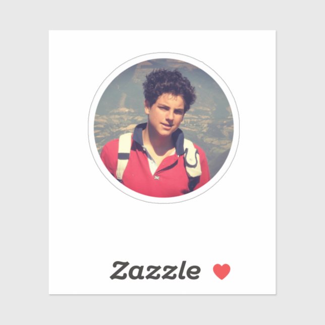 Sticker Carlo Acutis Vintage (Feuille)