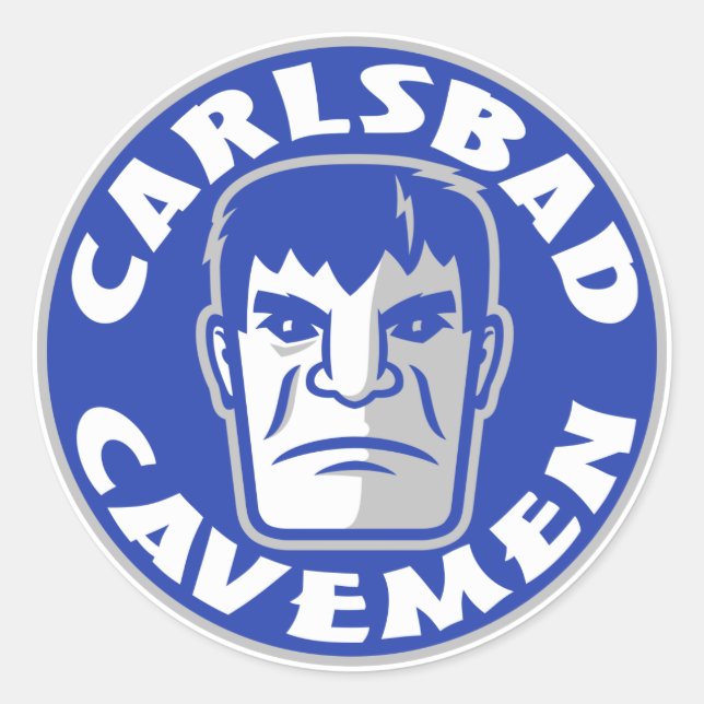 Sticker Carlsbad Cavemen (Devant)