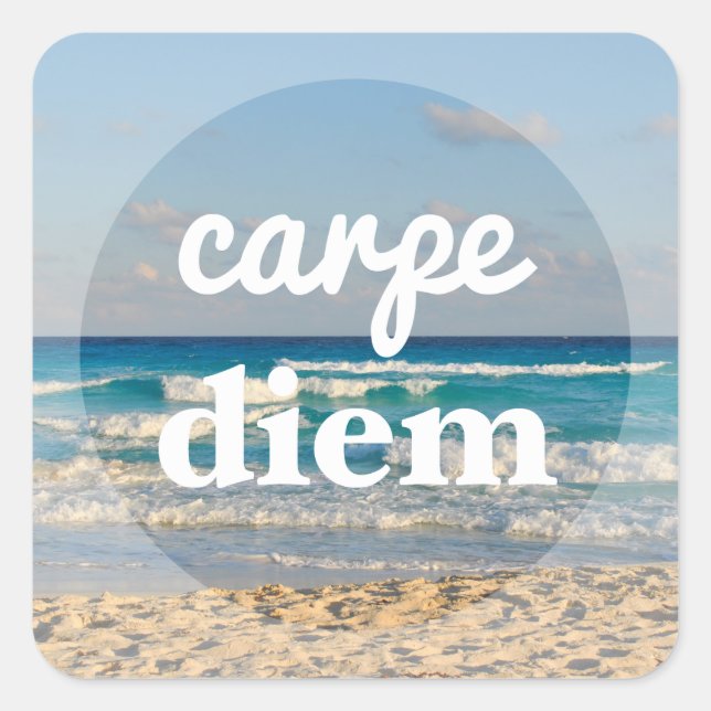 Sticker Carpe Diem (Devant)