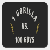 1 Gorille contre 100 Hommes