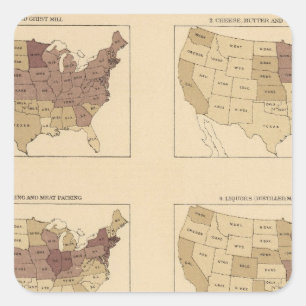 Sticker Carré 204 Manufactures/mille²