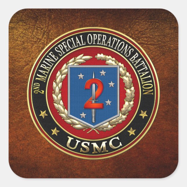 Sticker Carré 2nd MSOB [3D] (Devant)