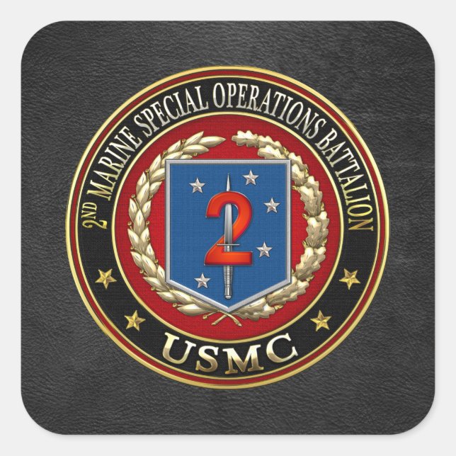 Sticker Carré 2nd MSOB [3D] (Devant)