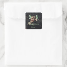 30e anniversaire ajouter nom date année vert paste