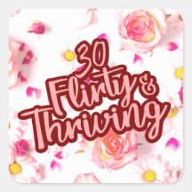 30e anniversaire Trente coquine et florissant Rose