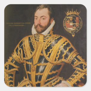 Sticker Carré 3ème comte de William Somerset de Worcester