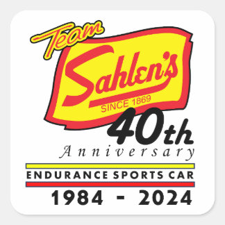 Sticker Carré 40e anniversaire